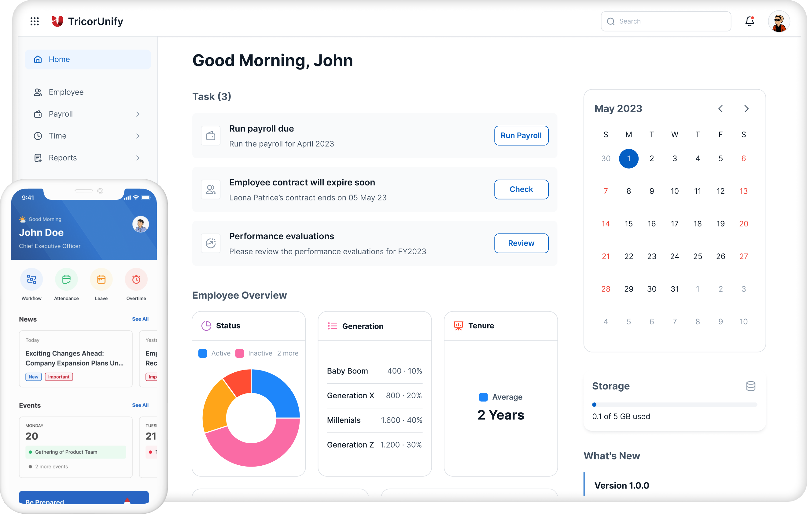 tricorunify-hcm-platform